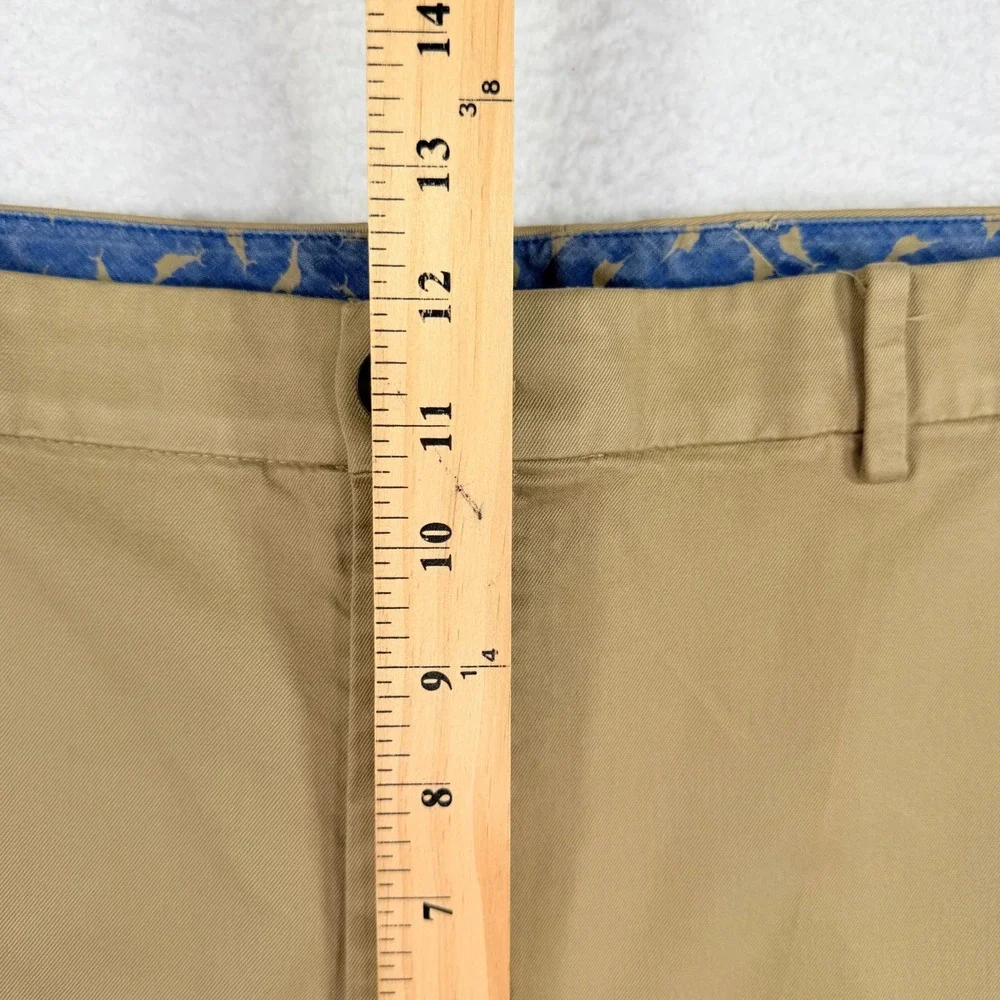 Tommy Bahama Boracay Chino Shorts Mens‎ 42 Tan Khaki Stretch Pima Cotton Blend
